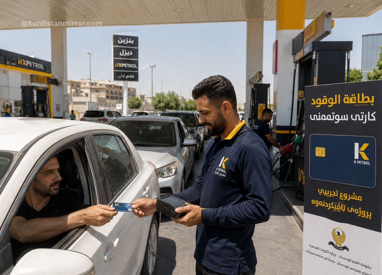 KRG Launches Pilot Fuel Card Scheme in Erbil to Ease Gasoline Shortages
